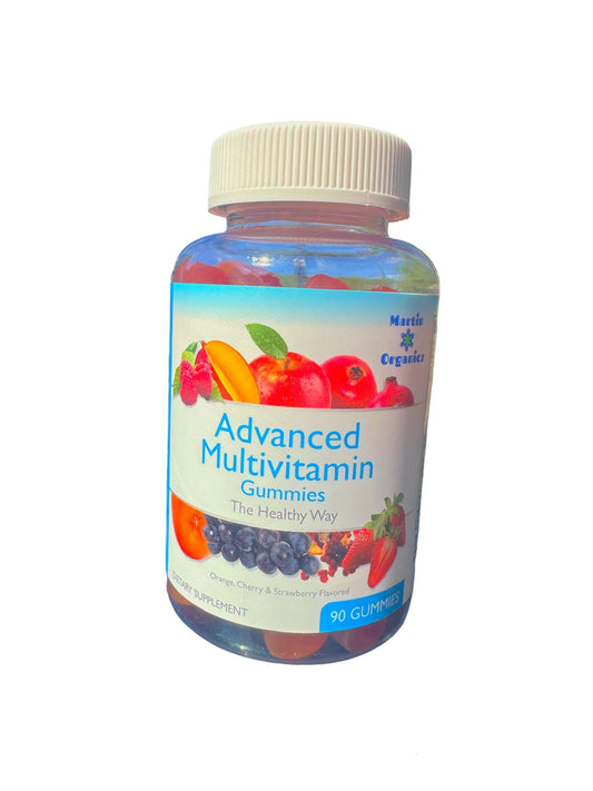 Martin Organics Gluten-Free Advanced Multivitamin Gummies: Enhance Health & Wellbeing!